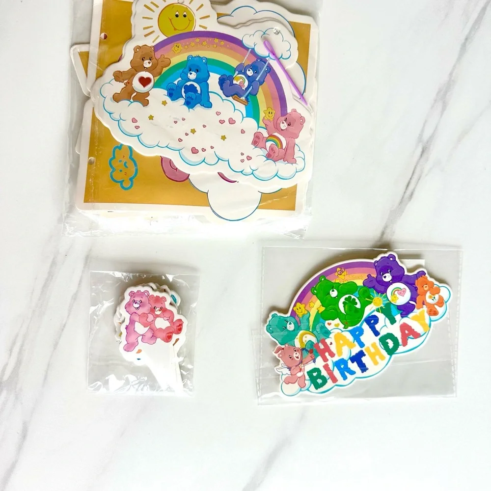 Carebear Colorful Bear-Themed Birthday Party Supplies